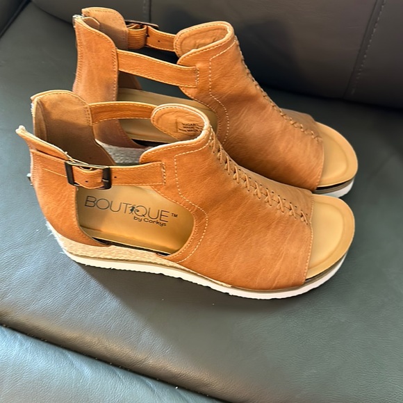 Corkys Shoes - Brown Boutique By Corey’s Wedges Size 10